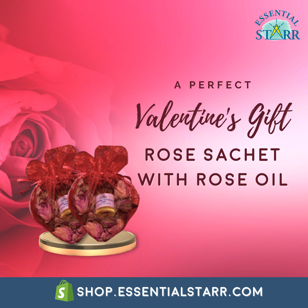 Rose Sachet with Rose Oil