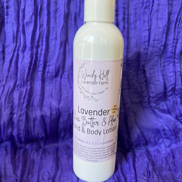 Lavender Shea Butter & Aloe Hand & Body Lotion (2 oz.)