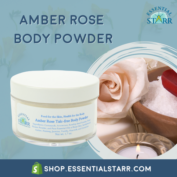Body Powder  - Rose Amber