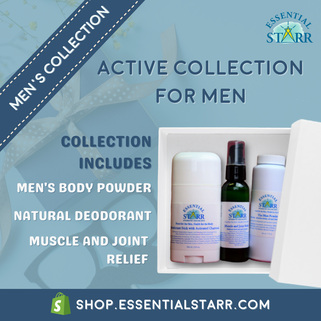 Deodorant, Powder, Muscle Joint Relief - Essential Starr Aromatherapy Florida Sarasota