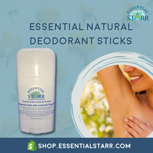Essential Natural Deodorant Sticks - No Aluminum (Single)