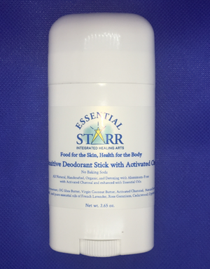 Essential Natural Deodorant Sticks SENSITIVE SKIN- No Aluminum/No Baking Soda (Single)