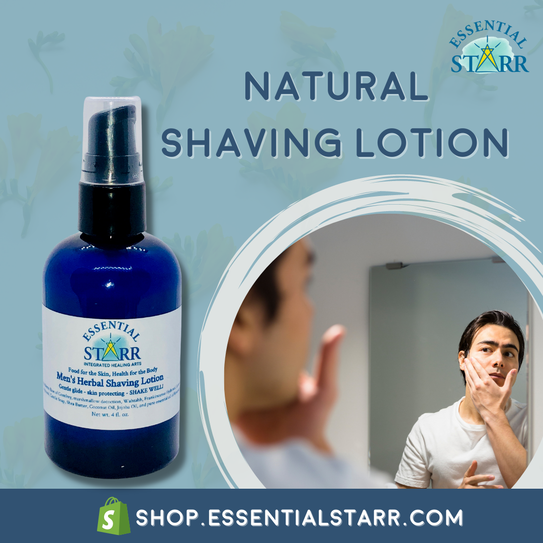 Natural Shaving Lotion - non toxic