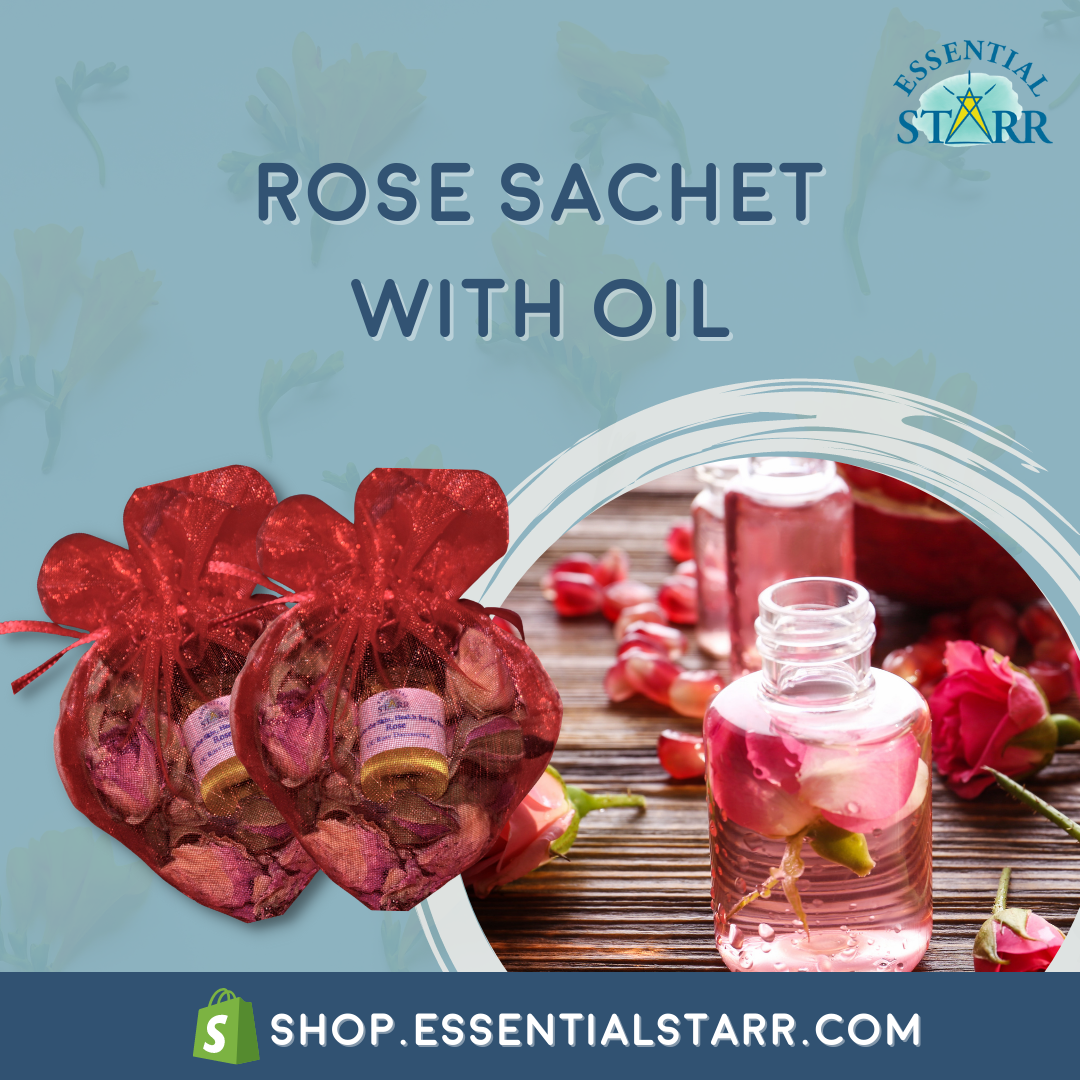 Rose Sachet with Rose Oil